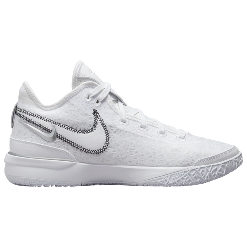 

Nike Mens Nike Lebron Nexxt Generation - Mens Basketball Shoes Metallic Silver/White/Black Size 12.0