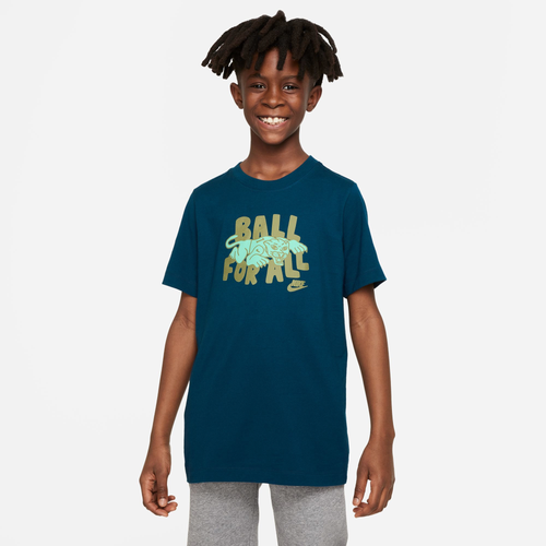 

Nike Boys Nike Cult Of Basketball T-Shirt - Boys' Grade School Valerian Blue Size L