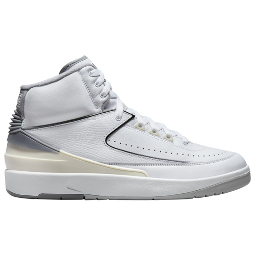 Shop Jordan Mens  Retro 2 In White/cement Gray/black