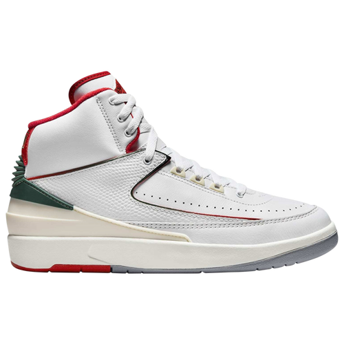 Jordan Mens  Retro 2 In Green/white/red