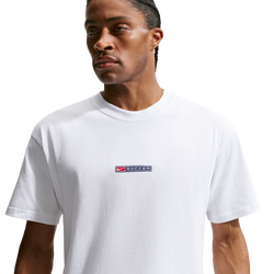 Men's - Nike NSW Boxy Soccer Loose Tee - White/University Red/Navy