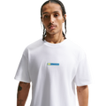 Nike NSW Boxy Futbol Loose Tee - Nike White/Canary Lt Photo Blue