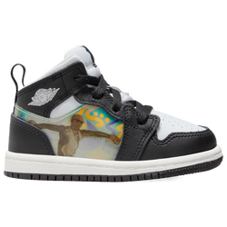 Boys' Toddler - Nike Air Jordan 1 Mid - Black/Concord/Emerald
