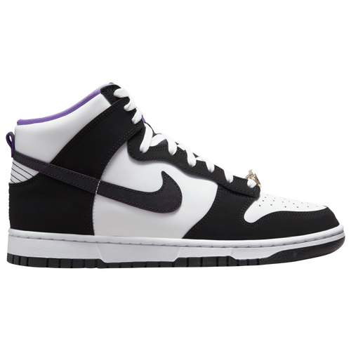  - Nike Dunk Hi - White/Purple Black