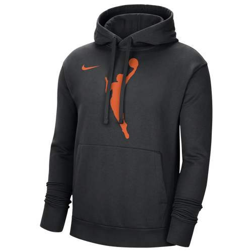 Shop Nike Mens  Wnba Pullover Essential In Black/brilliant Orange