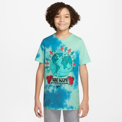 Boys' Grade School - Nike International Hoops T-Shirt - Blue/Red