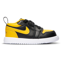 Boys' Toddler - Jordan AJ 1 Low - White/Yellow Ochre/Black