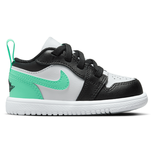 

Jordan Boys Jordan AJ 1 Low ALT - Boys' Toddler Basketball Shoes White/Black/Green Glow Size 4.0