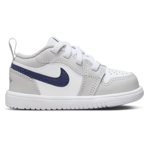 BOYS - Jordan AJ 1 Low - White/Midnight Navy