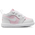 Jordan AJ 1 Low - Girls' Toddler White/Red/Pink Foam