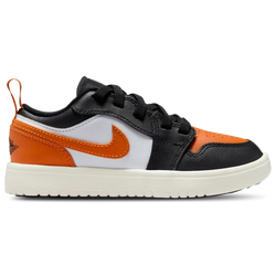 Boys' Preschool - Jordan AJ 1 Low - Black/Orange