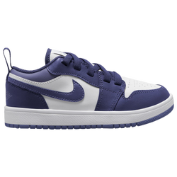 Girls' Preschool - Jordan AJ 1 Low - Purple/White