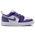 Jordan AJ 1 Low - Girls' Preschool Court Purple/Dusty Amethyst