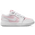 Jordan AJ 1 Low - Girls' Preschool White/Pink Foam/Red