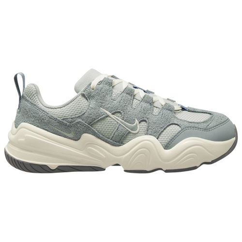 Shop Nike Womens  Tech Hera In Light Silver/mica Green