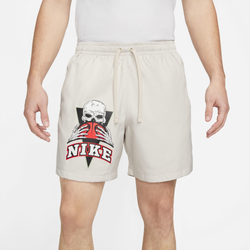 Men's - Nike NSW Frenzy Flow Shorts - Brown/White