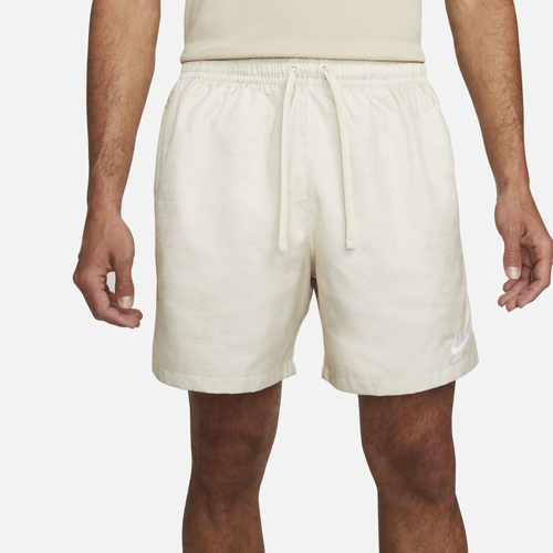 

Nike Mens Nike Sole Food Woven Flow Shorts - Mens Beige/Black Size XL