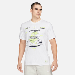 Men's - Nike LA World T-Shirt - White/Black