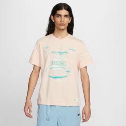 Men's - Nike LA World T-Shirt - Orange/Blue