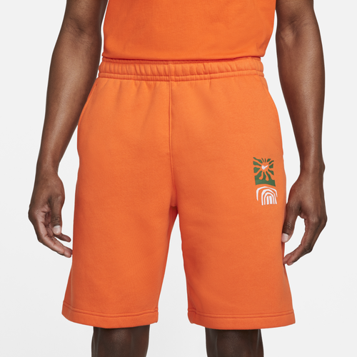 

Nike Mens Nike Club Spring Break Shorts - Mens Orange/White Size L