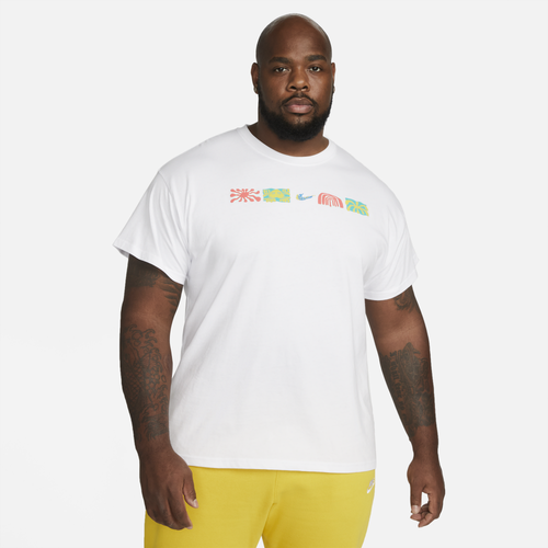 

Nike Mens Nike Air Max 90 T-Shirt - Mens White/Blue Size XL