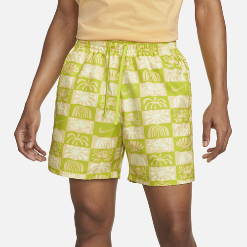 

Nike Mens Nike Spring Break Woven Flow Shorts - Mens Green/Beige Size XL