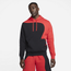Nike Club Pullover Color Clash Hoodie - Men's Black/Red