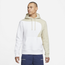 Nike Club Pullover Color Clash Hoodie - Men's White/Beige