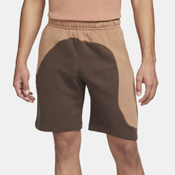Men's - Nike Club Color Clash Shorts - Brown/Brown