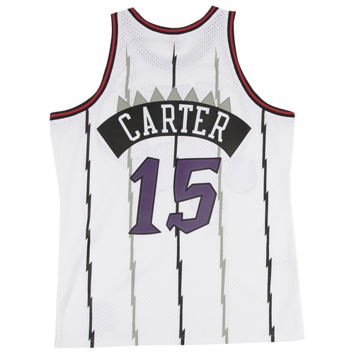 

Mitchell & Ness Mens Vince Carter Mitchell & Ness Raptors Swingman Jersey - Mens White Size XL