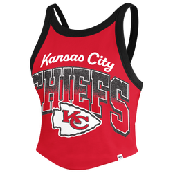 Women's - 47 Brand Chiefs Shimmer Shadow Sporty Tank Top - Red