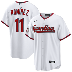 Men's - Nike MLB Guardians Home Jersey 2 - White 