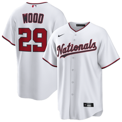 Men's - Nike MLB Nationals Home Jersey 2  - White 