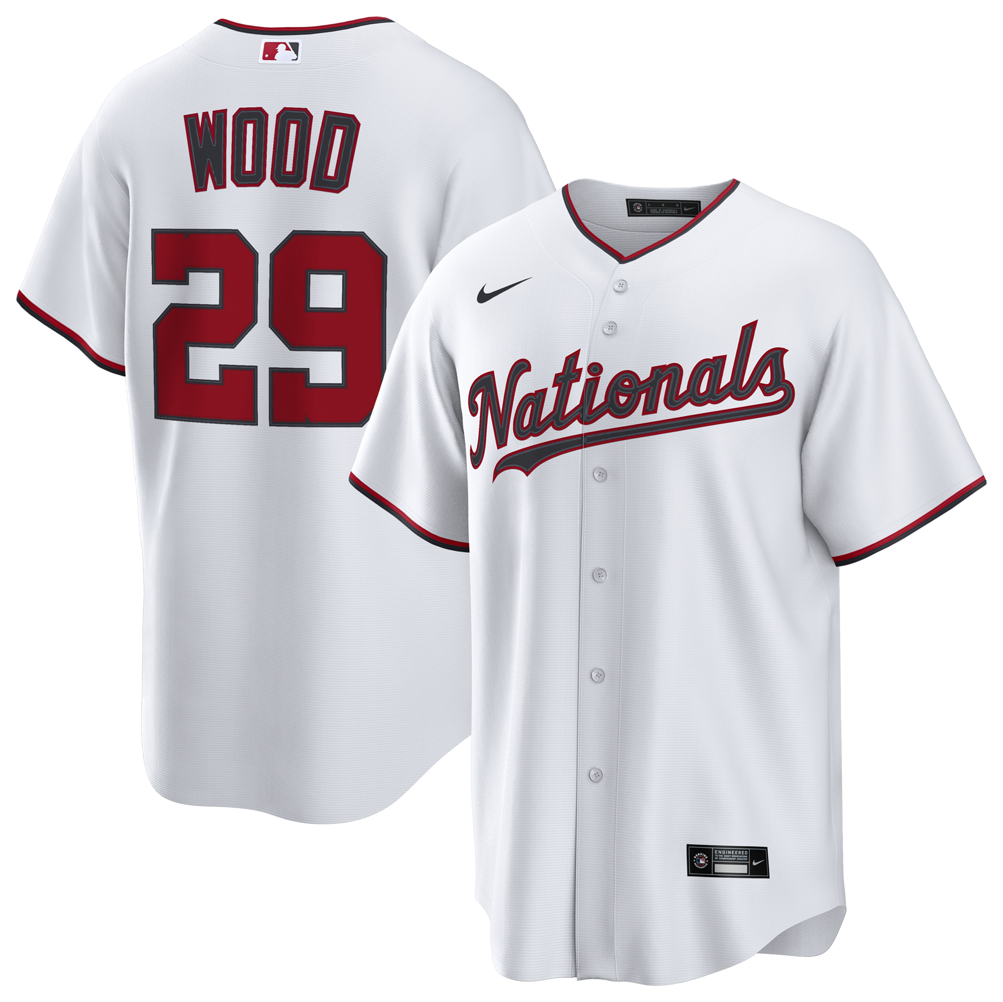 Nike MLB Nationals Home Jersey 2  - Men's
