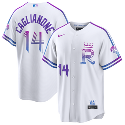 Men's - Nike MLB Kansas City Royals City Connect Jersey - White