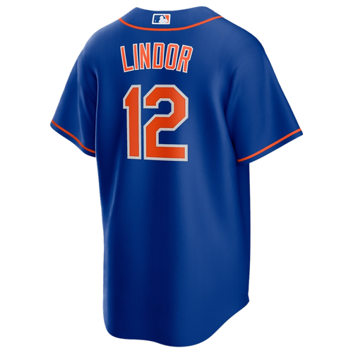 

Nike Mens Francisco Lindor Nike Mets Replica Player Jersey - Mens Royal/Royal Size XXL