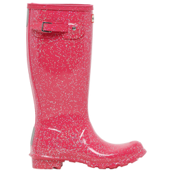 Girls' Grade School - Hunter Boots OG Giant Glitter Thrift Boots - Red/Red