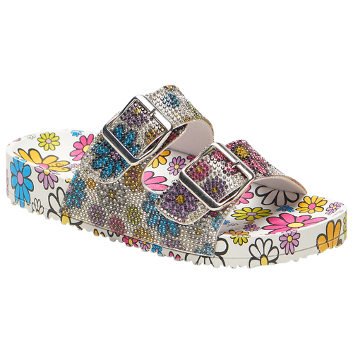 

Girls Steve Madden Steve Madden Jthrillled - Girls' Grade School Shoe White/Multi Size 04.0