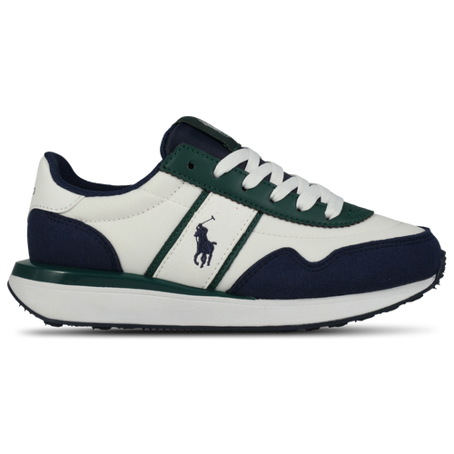 BOYS - Polo Train 89 Sport II - Paper White/Green Navy