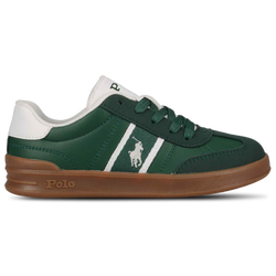 Boys' Preschool - Polo Ralph Lauren Heritage Court III T-Toe - Dark Green/Cream