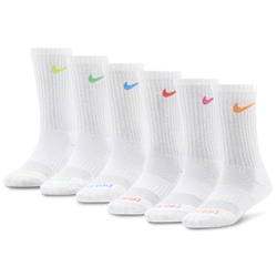 Boys' Grade School - Nike Dri-FIT Performance Crew Socks - White/Multi