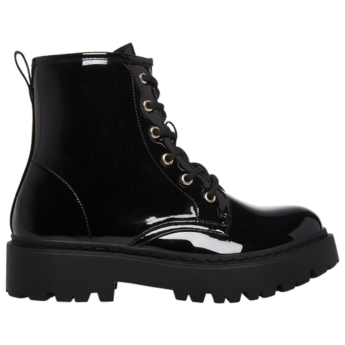 

Girls Steve Madden Steve Madden JRockk Boots - Girls' Grade School Shoe Black Size 07.0