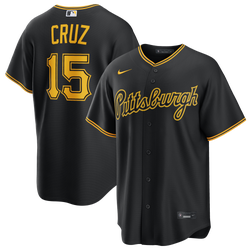 Men's - Nike MLB Pittsburgh Pirates Alternate Jersey - Black