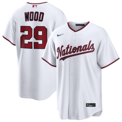 Men's - Nike MLB Washington Nationals Home Replica Jersey - White