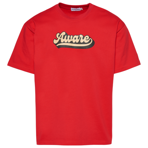 

Aware Brand Mens Aware Brand Thoughts T-Shirt - Mens Red/Multi Size XXL