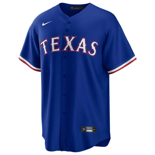 

Nike Mens Texas Rangers Nike Rangers Replica Team Jersey - Mens Royal/Royal Size S