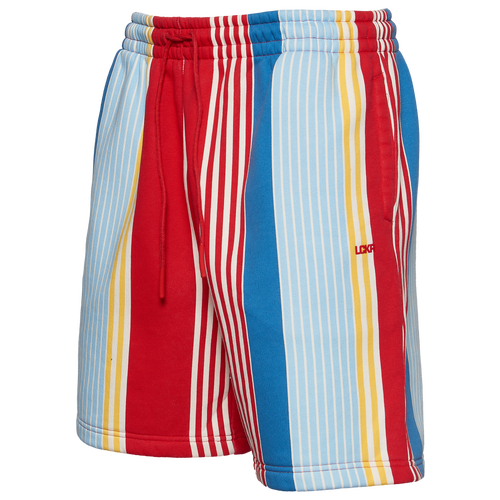 Lckr Mens  Fleece Shorts In Red/red