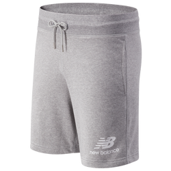 Men's - New Balance Essential Stacked Logo Shorts - Athletic Grey