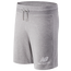 New Balance Essential Stacked Logo Shorts - Men's Athletic Grey