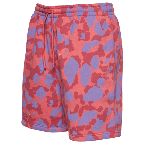 Lckr Mens  Fleece Shorts In Pink/pink